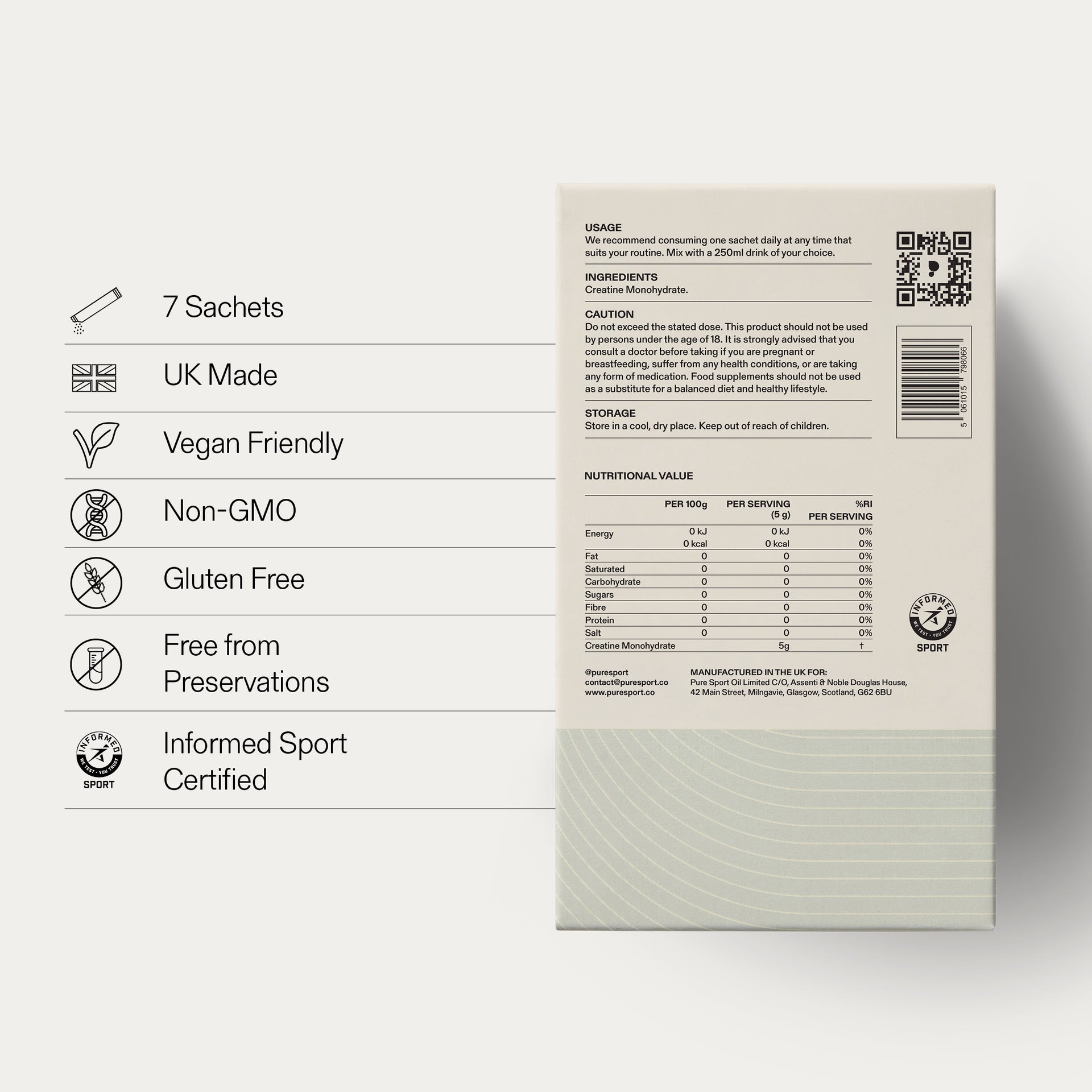 Creatine Monohydrate Trial Pack
