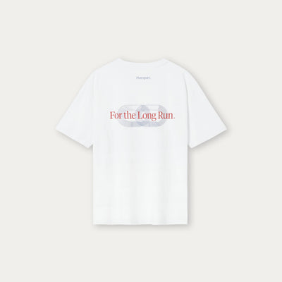 For the Long Run® Track T-Shirt - White
