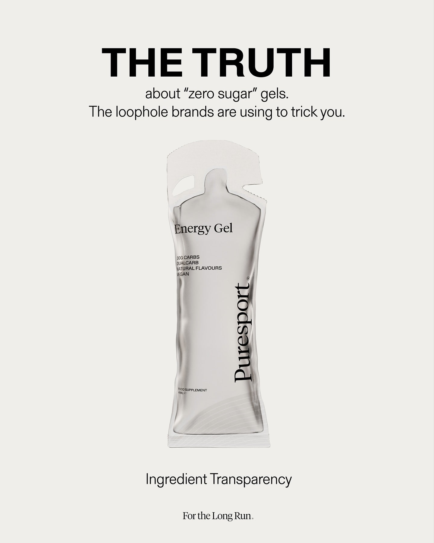 Hook: the truth about 'zero sugar' gels — ingredient transparency
